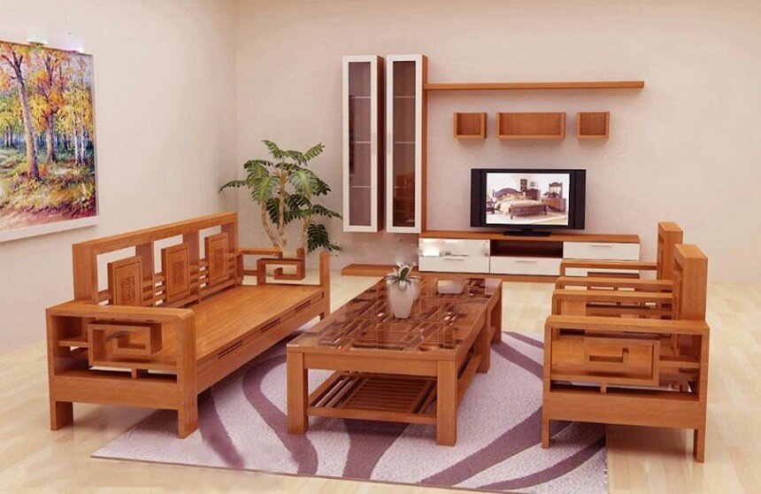 Nội thất gỗ phòng khách
